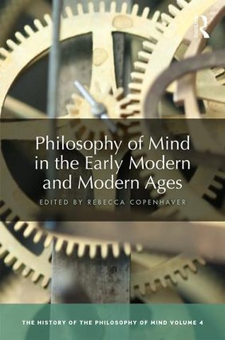History of the Philosophy of Mind