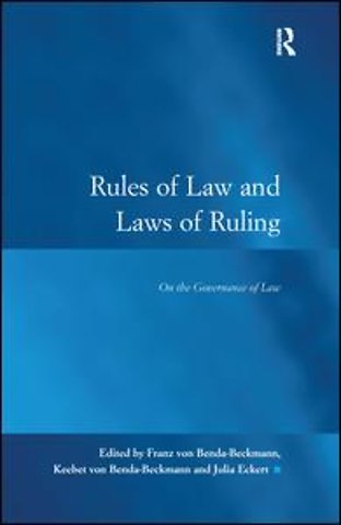 Rules of Law and Laws of Ruling