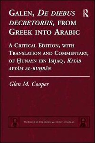 Galen, De diebus decretoriis, from Greek into Arabic