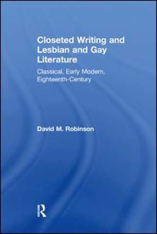 Closeted Writing and Lesbian and Gay Literature