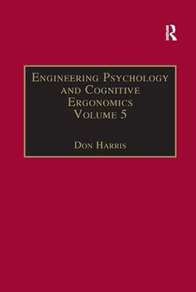 Engineering Psychology and Cognitive Ergonomics