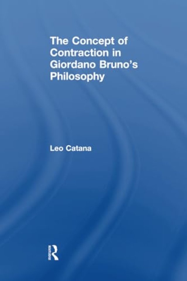 Concept of Contraction in Giordano Bruno's Philosophy
