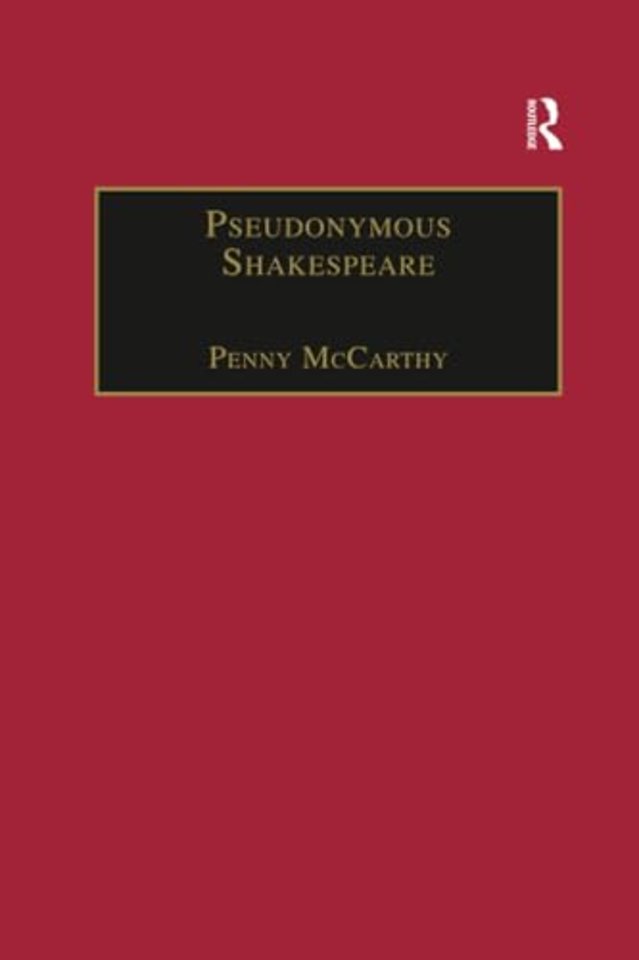 Pseudonymous Shakespeare