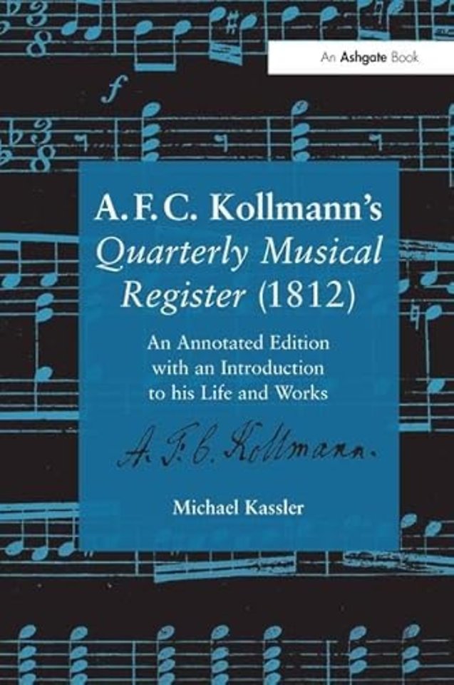 A.F.C. Kollmann's Quarterly Musical Register (1812)