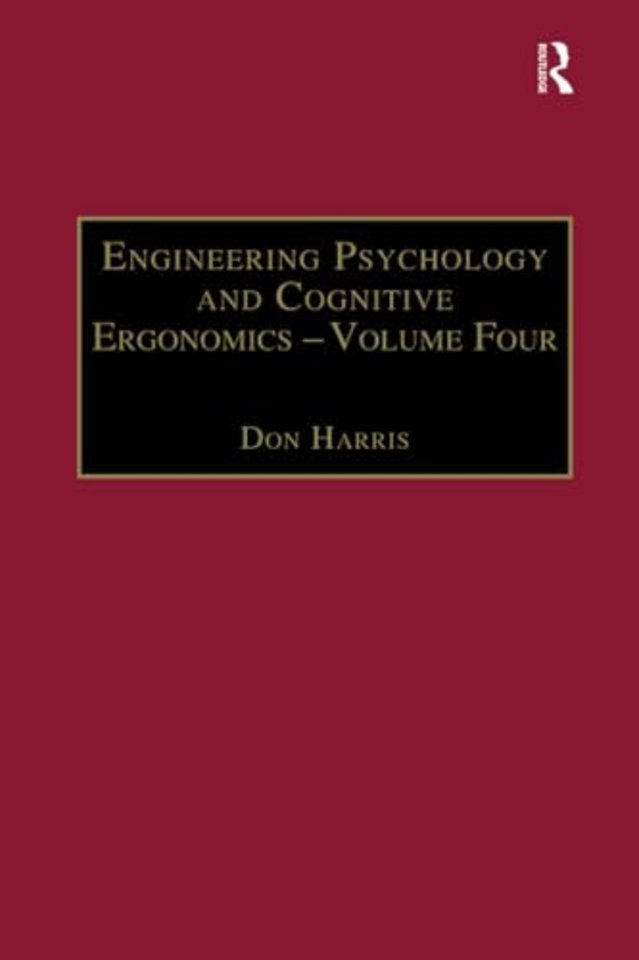 Engineering Psychology and Cognitive Ergonomics