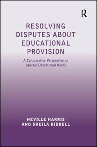 Resolving Disputes about Educational Provision