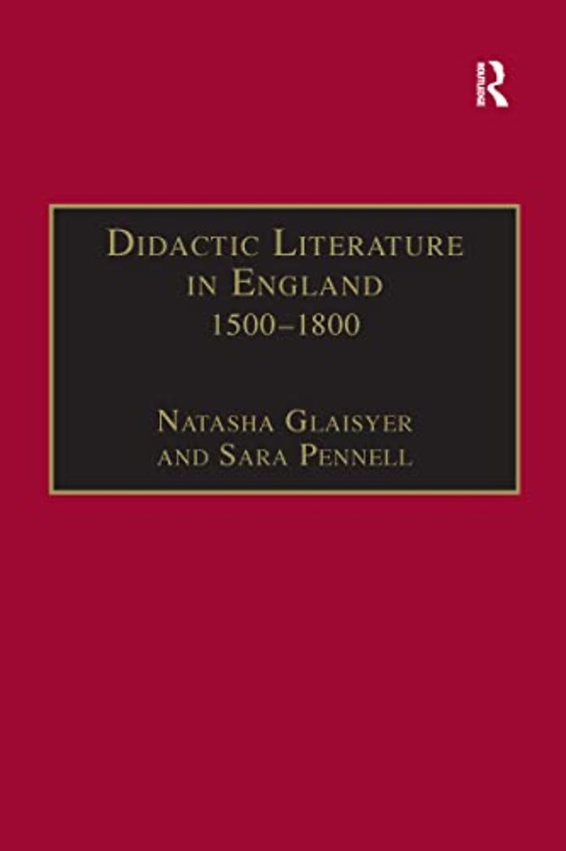Didactic Literature in England 1500–1800