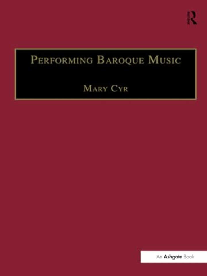 Performing Baroque Music