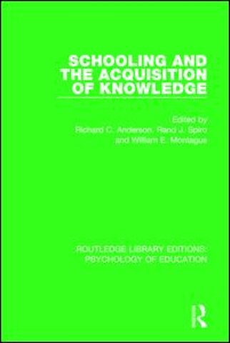 Schooling and the Acquisition of Knowledge