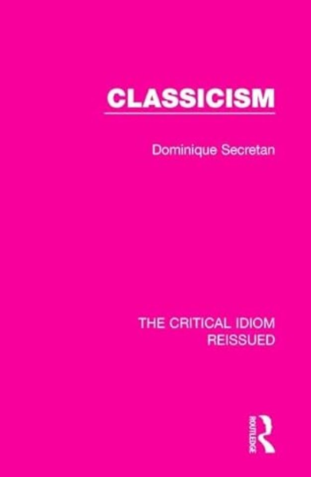 Critical Idiom Reissued