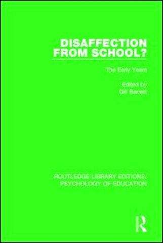 Disaffection from School?