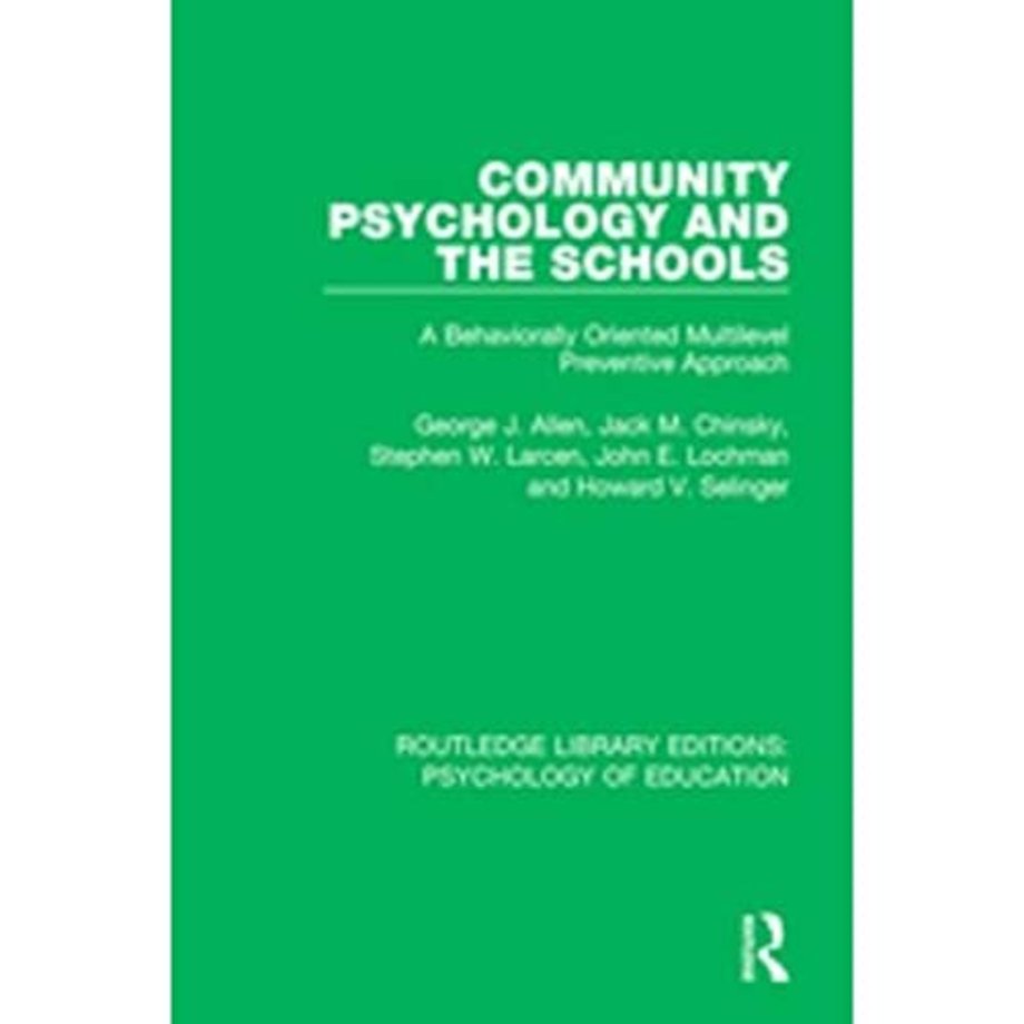 Community Psychology and the Schools