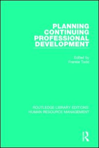 Planning Continuing Professional Development