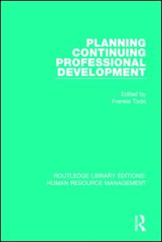 Planning Continuing Professional Development