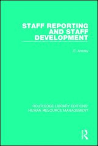 Staff Reporting and Staff Development