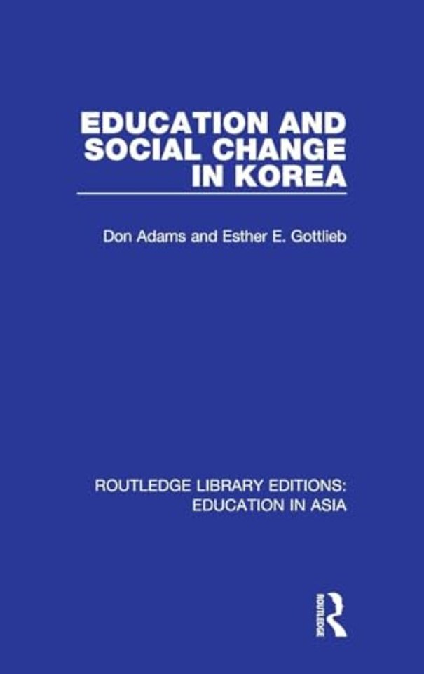 Education and Social Change in Korea
