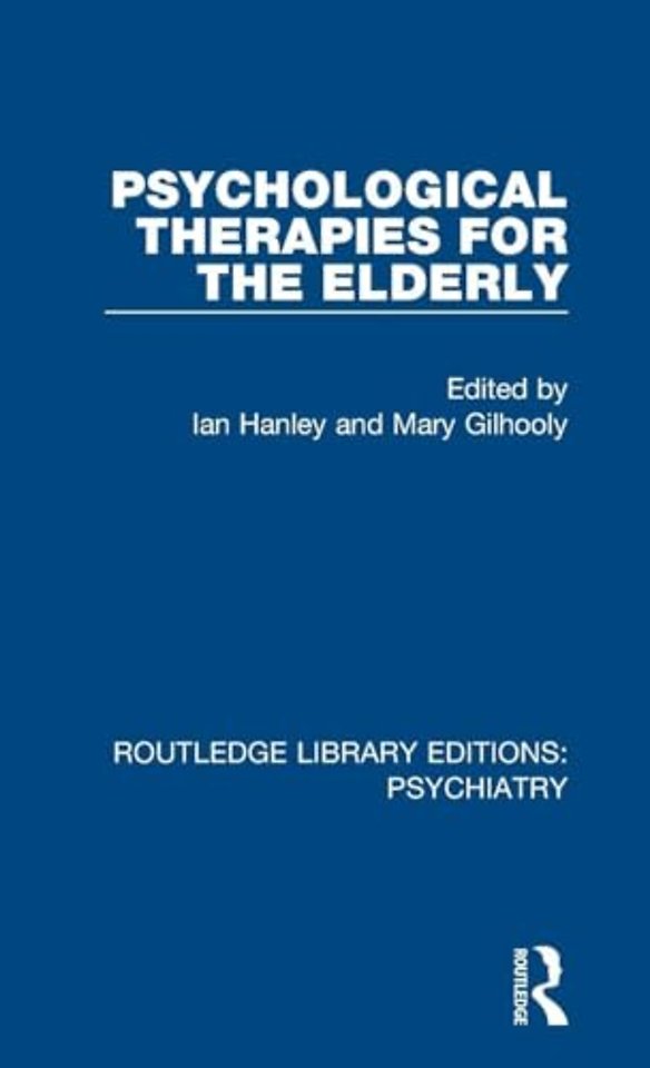 Psychological Therapies for the Elderly