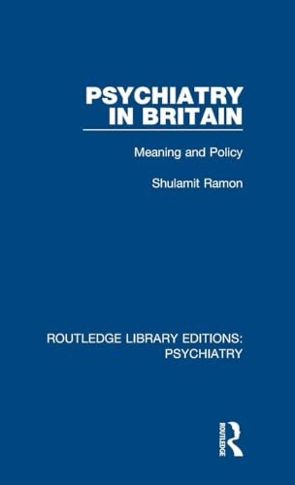 Psychiatry in Britain