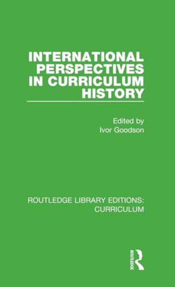 International Perspectives in Curriculum History
