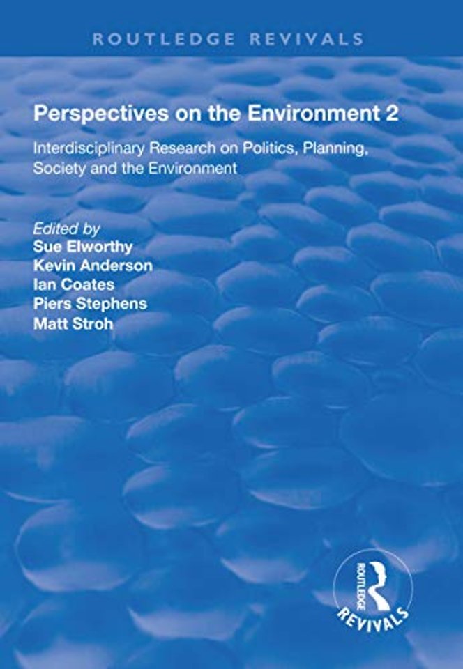 Perspectives on the Environment (Volume 2)