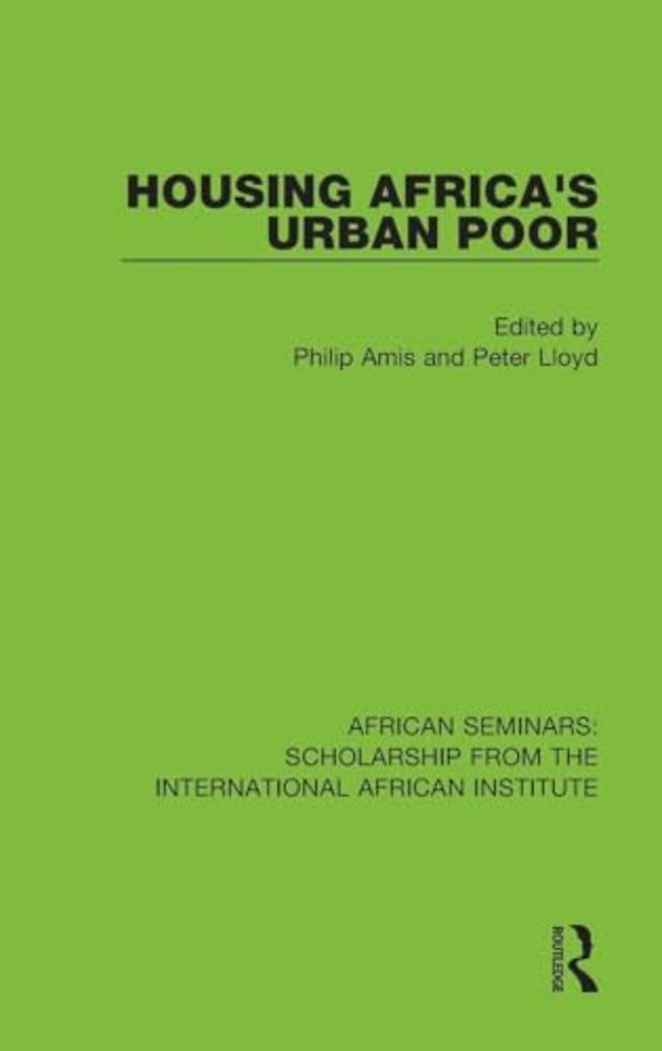 Housing Africa's Urban Poor