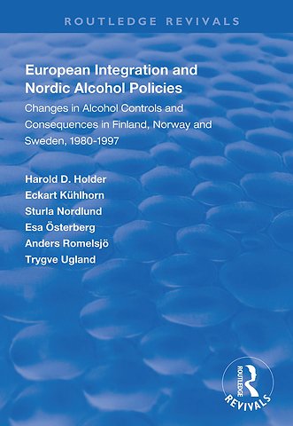 European Integration and Nordic Alcohol Policies
