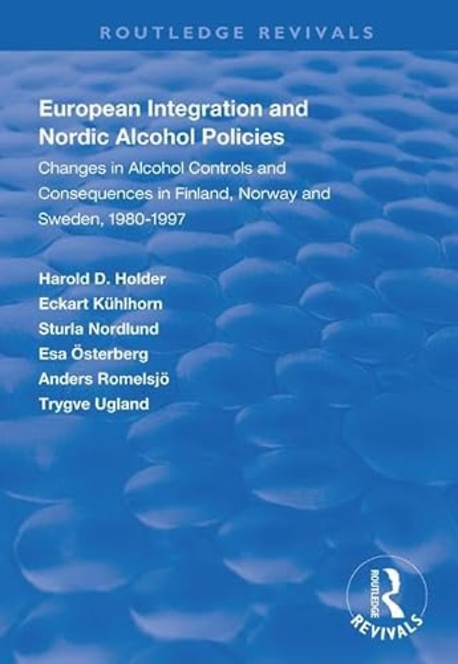 European Integration and Nordic Alcohol Policies