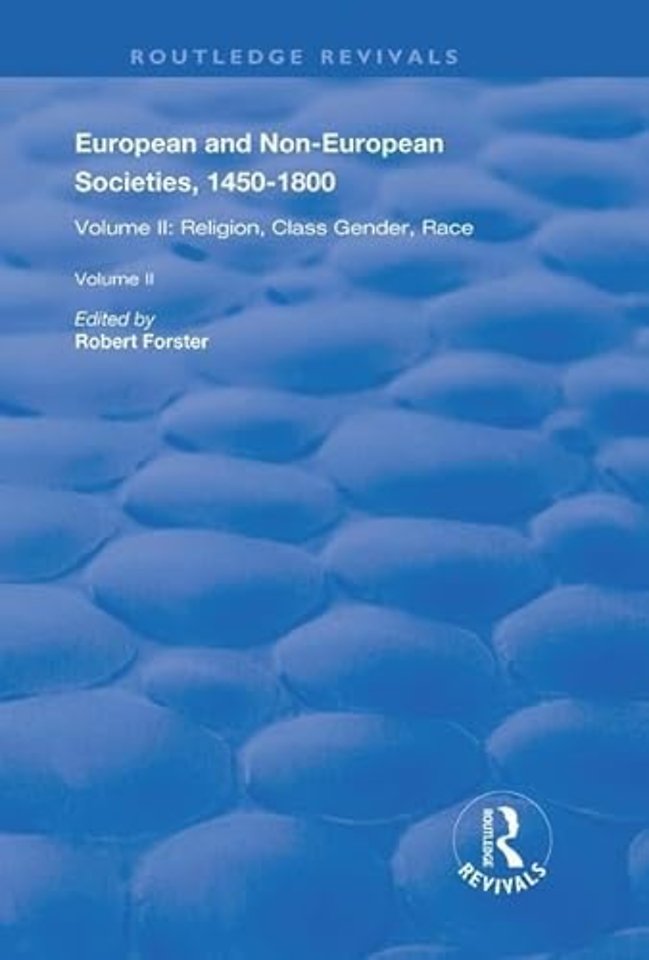 European and Non-European Societies, 1450–1800