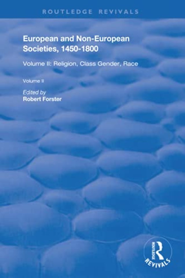 European and Non-European Societies, 1450–1800