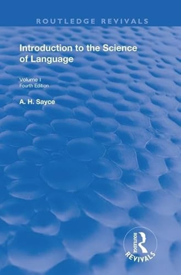 Introduction to the Science of Language