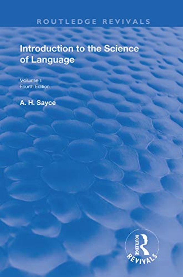 Introduction to the Science of Language
