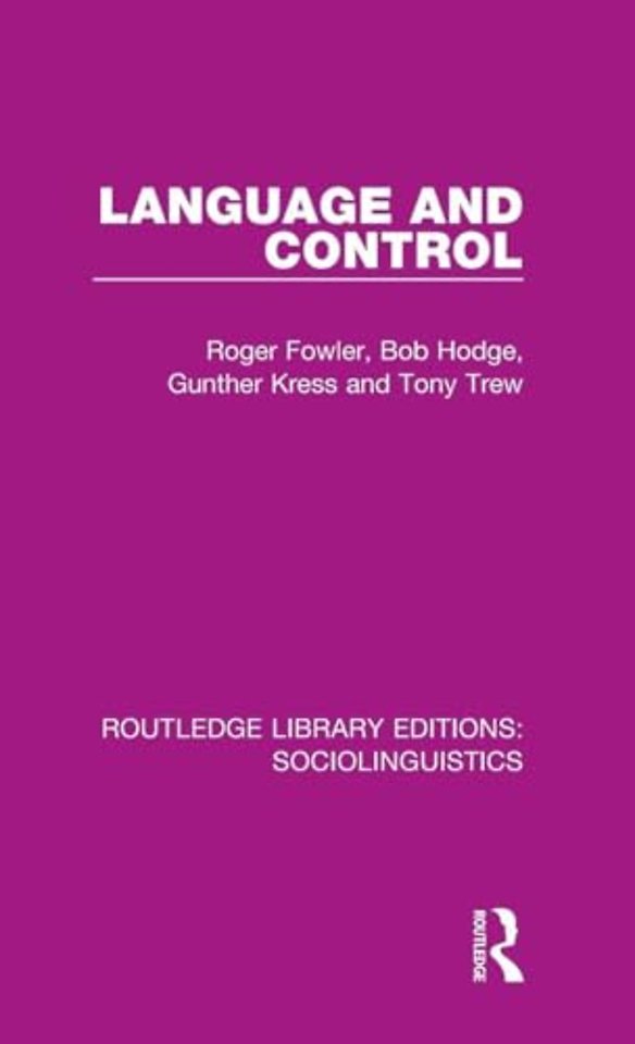 Language and Control