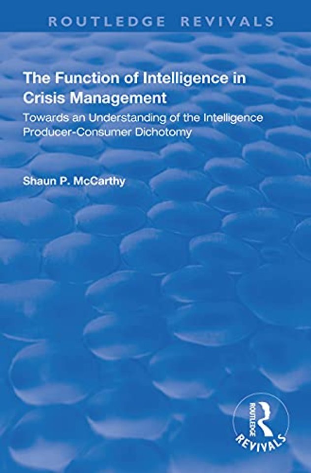 Function of Intelligence in Crisis Management