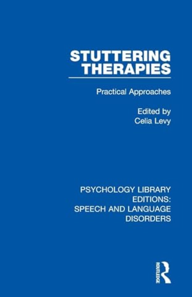 Stuttering Therapies