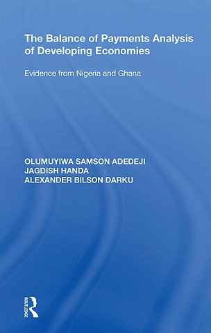 Balance of Payments Analysis of Developing Economies