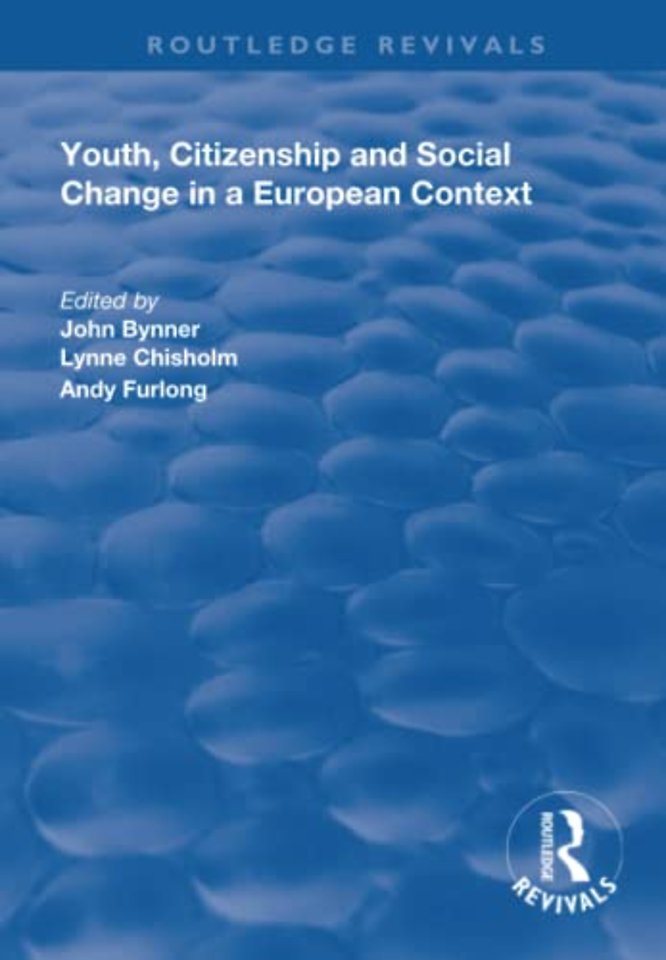 Youth, Citizenship and Social Change in a European Context