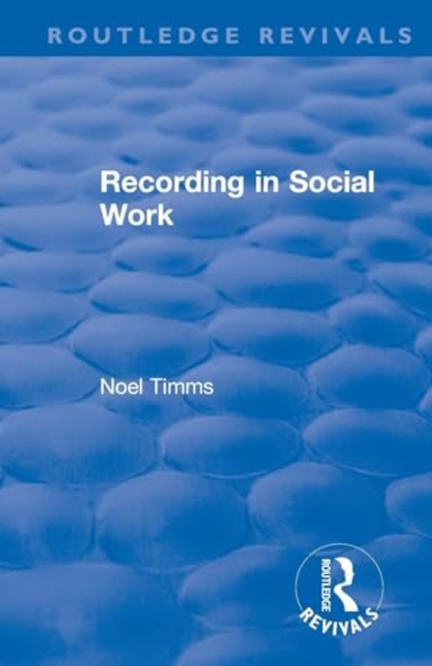 Recording in Social Work
