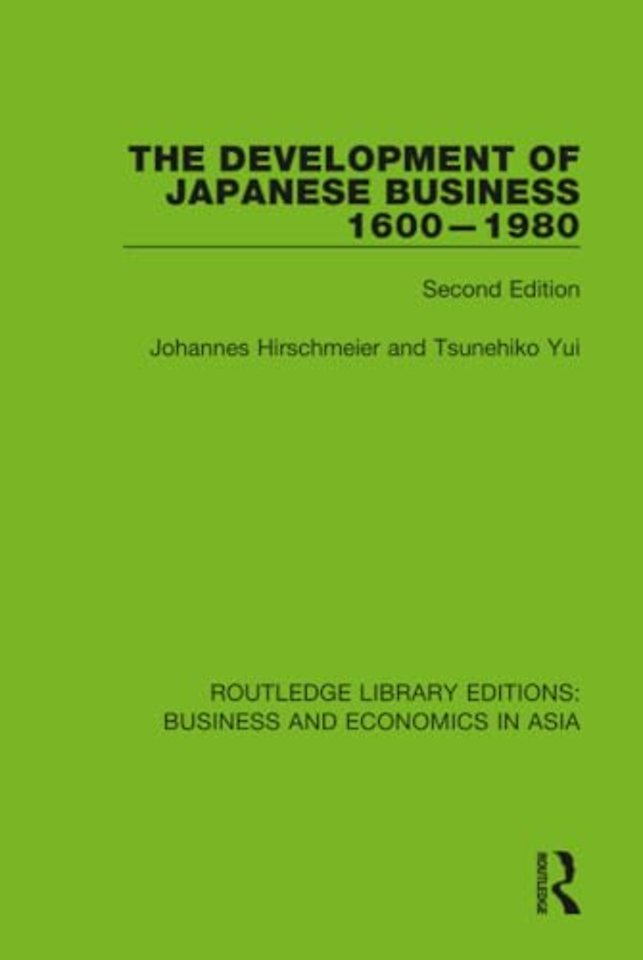 Development of Japanese Business, 1600-1980
