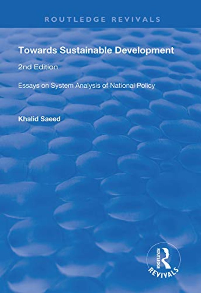 Towards Sustainable Development