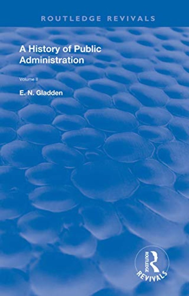 History of Public Administration