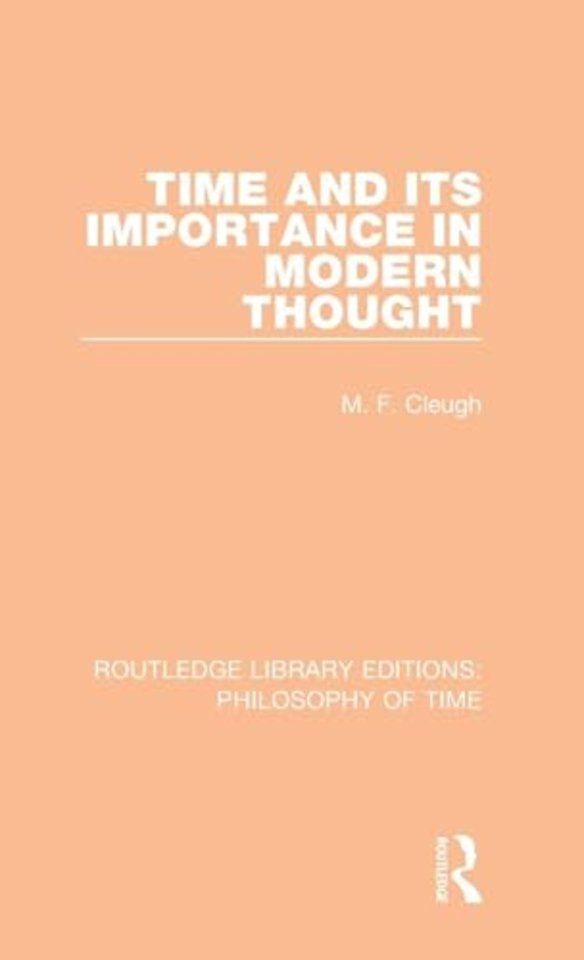Time and its Importance in Modern Thought