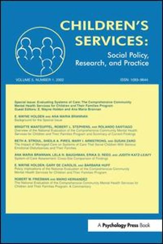 Evaluating Systems of Care