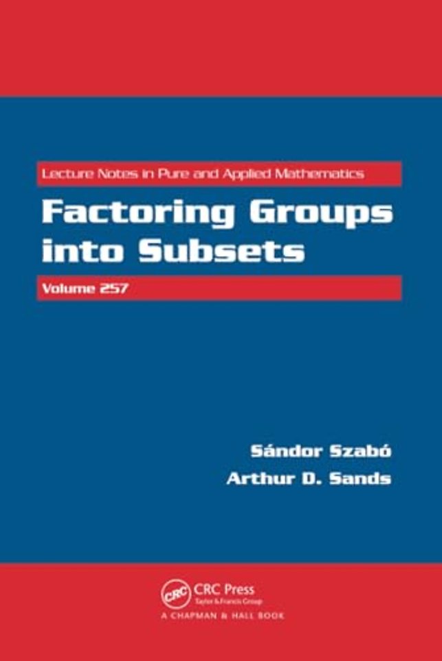 Factoring Groups into Subsets