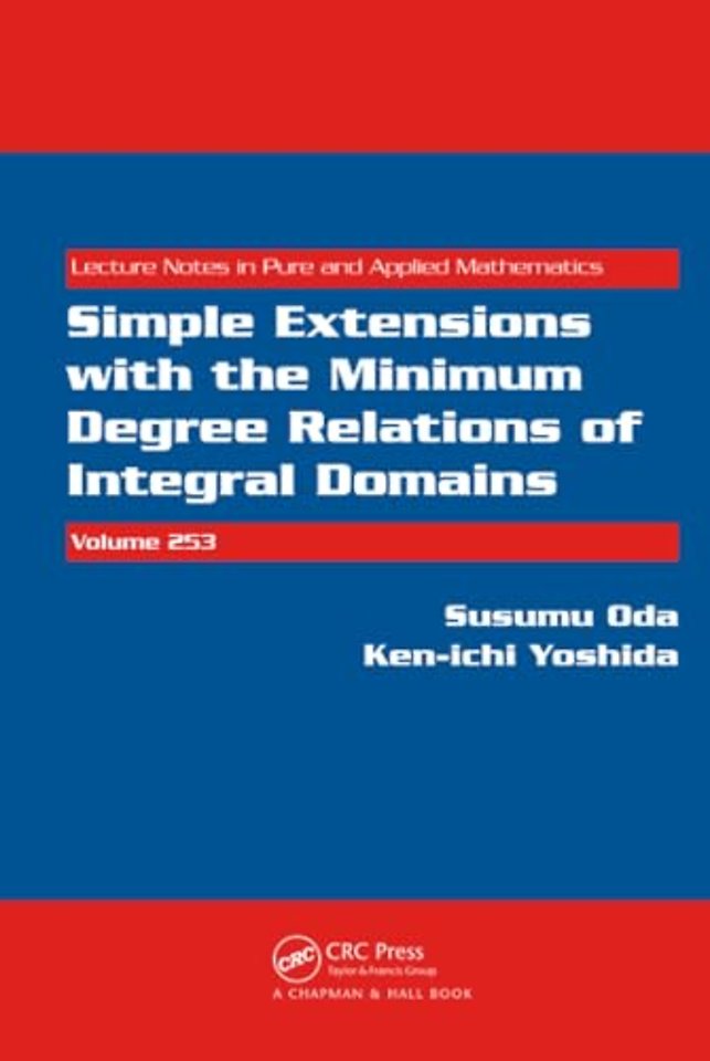 Simple Extensions with the Minimum Degree Relations of Integral Domains