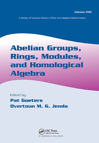Abelian Groups, Rings, Modules, and Homological Algebra
