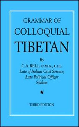 Grammar of Colloquial Tibetan