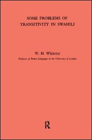 Some Problems of Transitivity in Swahili