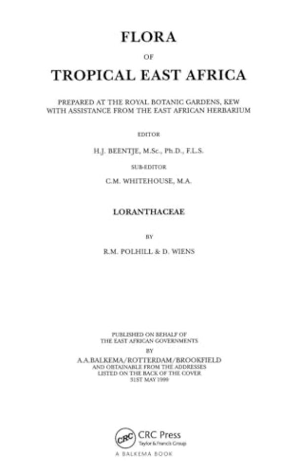 Flora of Tropical East Africa - Loranthaceae (1999)