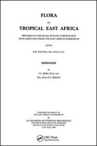 Flora of Tropical East Africa - Moraceae (1989)