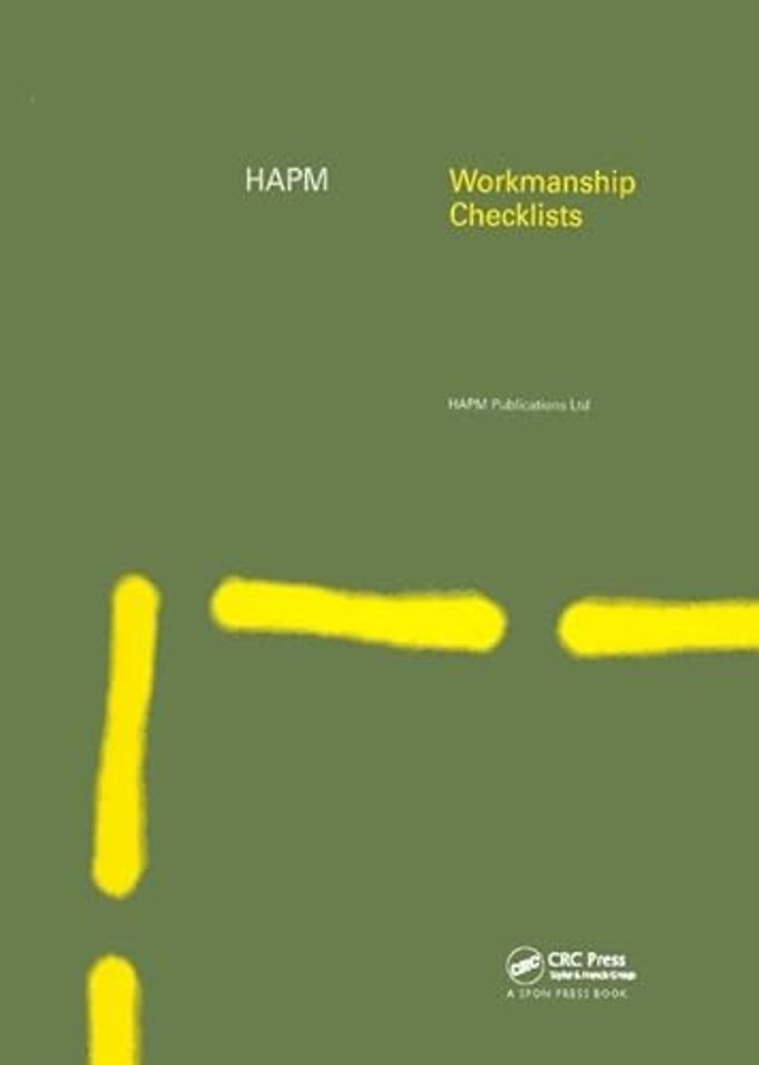 HAPM Workmanship Checklists